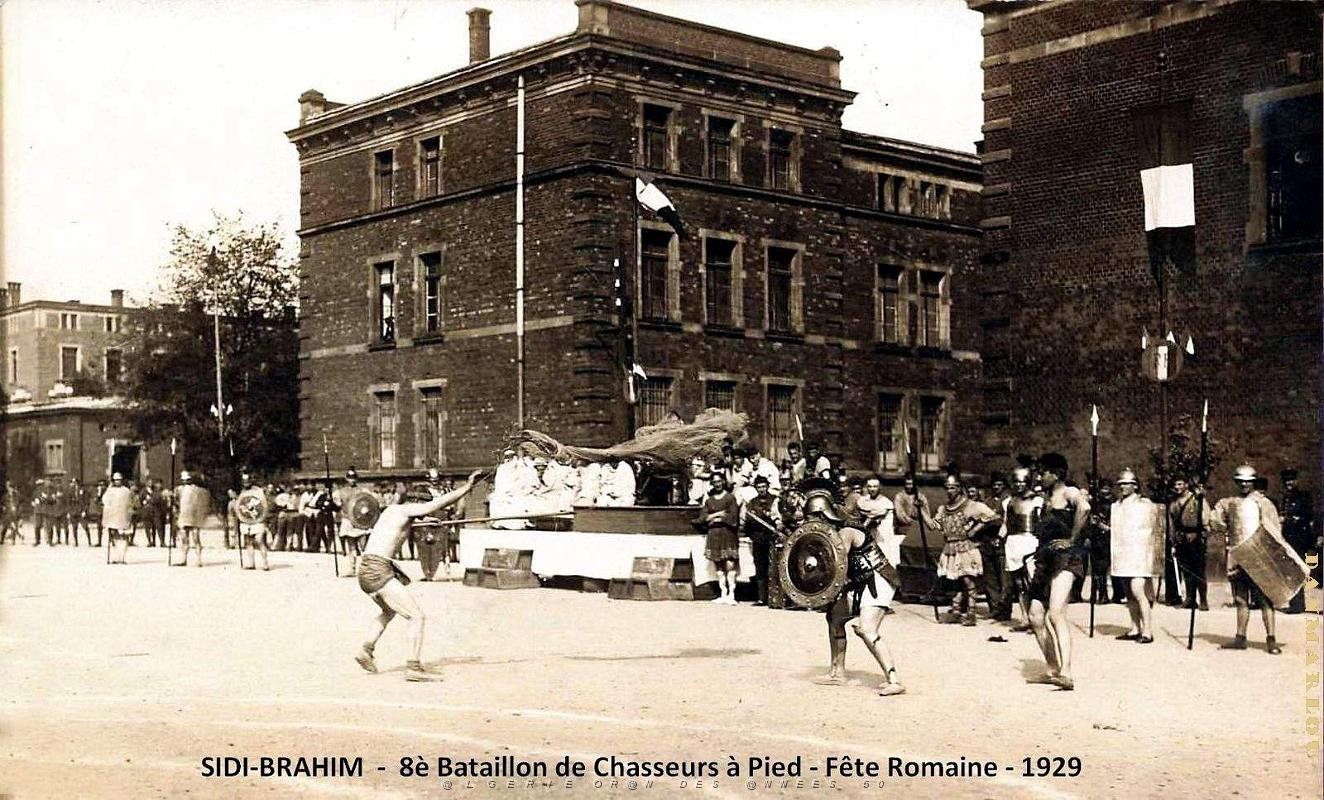 2418- Sidi-Brahim - 8e Bataillon de Chasseurs a Pied - Fete Romaine - 1929.jpg
